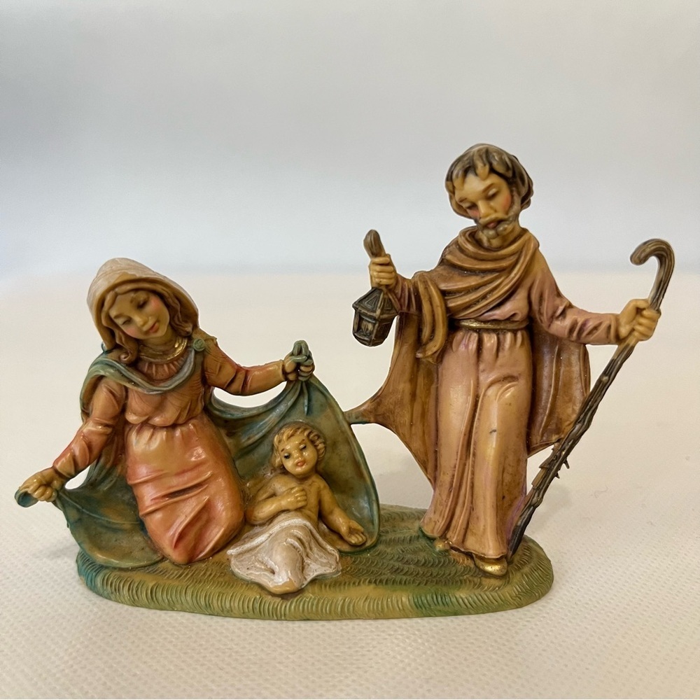 Vintage Fontanini Nativity Holy Family Christmas Italy